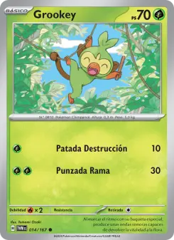 Grookey, Mascarada Crepuscular 014