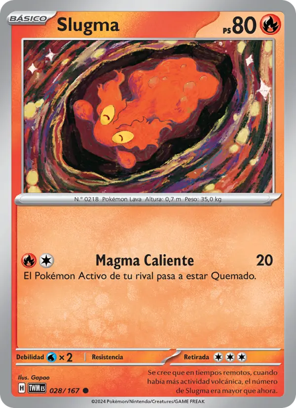 Slugma, Mascarada Crepuscular 028