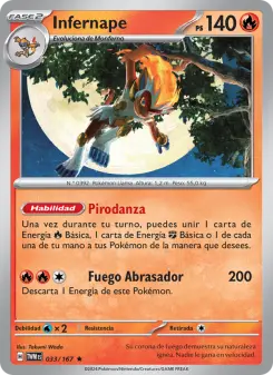 Infernape, Mascarada Crepuscular 033