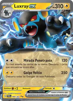 Luxray ex, Mascarada Crepuscular 068