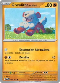 Growlithe de Hisui, Mascarada Crepuscular 099