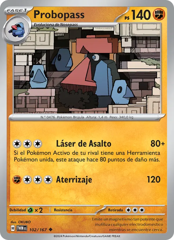 Probopass, Mascarada Crepuscular 102