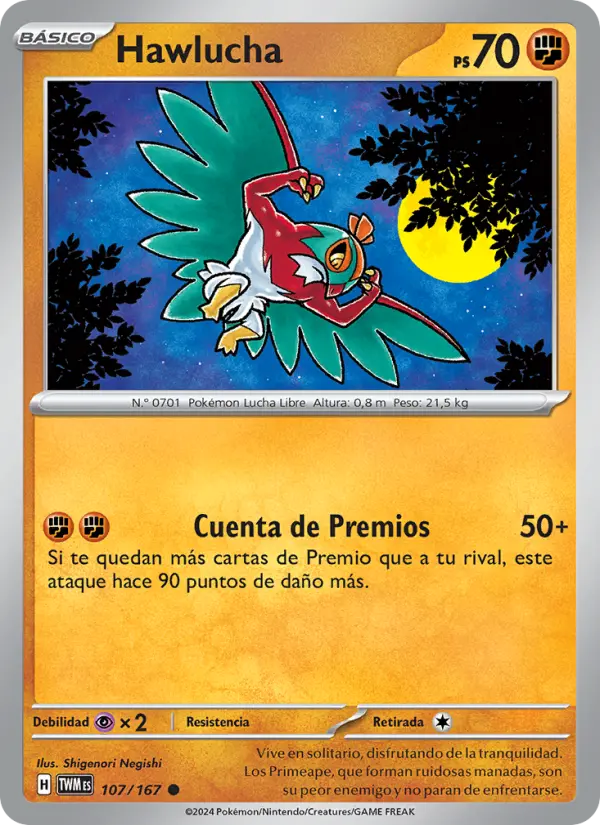 Hawlucha, Mascarada Crepuscular 107