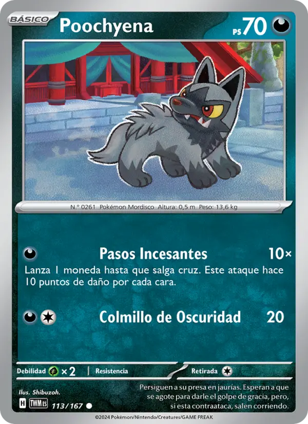 Poochyena, Mascarada Crepuscular 113