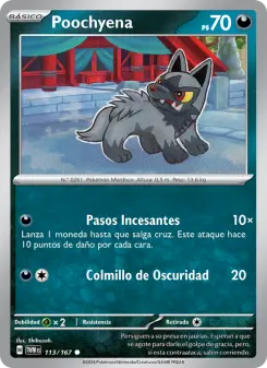 Poochyena, Mascarada Crepuscular 113