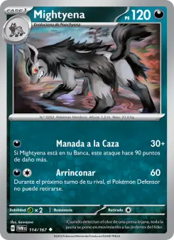 Mightyena, Mascarada Crepuscular 114