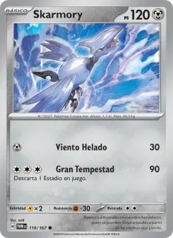 Skarmory, Mascarada Crepuscular 119
