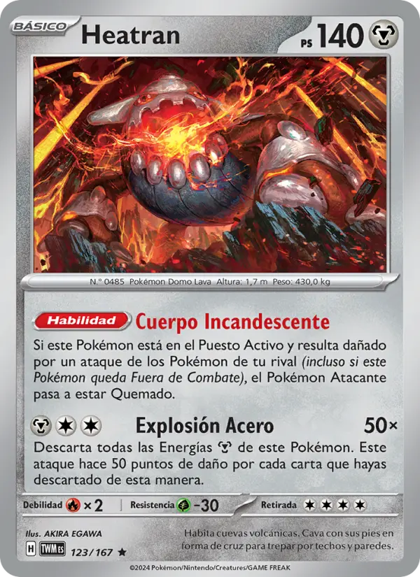 Heatran, Mascarada Crepuscular 123