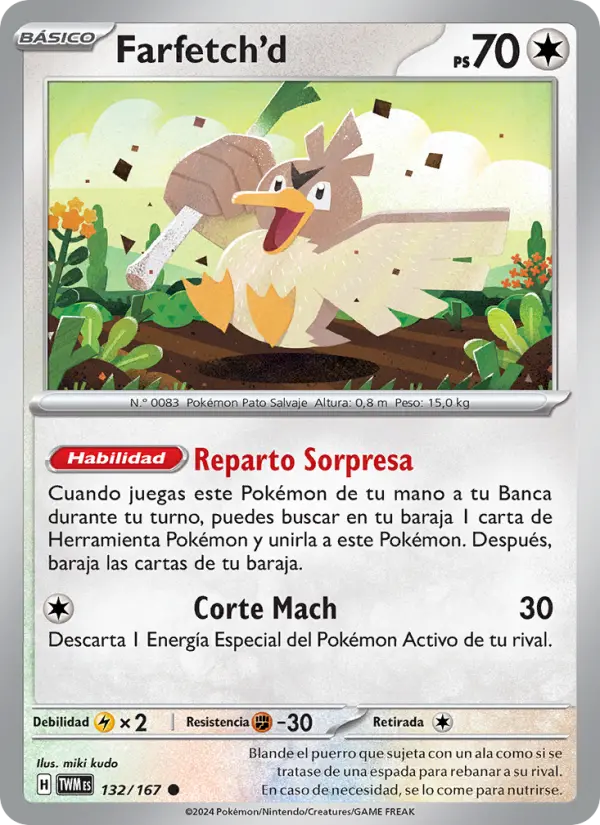 Farfetch'd, Mascarada Crepuscular 132