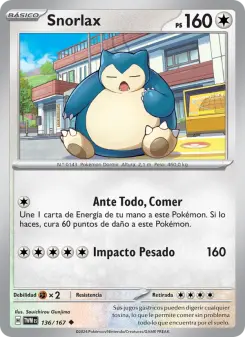 Snorlax, Mascarada Crepuscular 136
