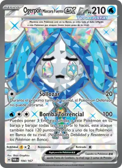 Ogerpon Máscara Fuente ex, Mascarada Crepuscular 194