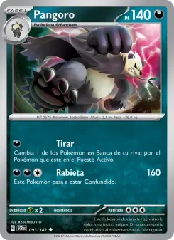 Pangoro, Corona Astral 093