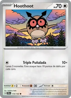 Hoothoot, Corona Astral 114