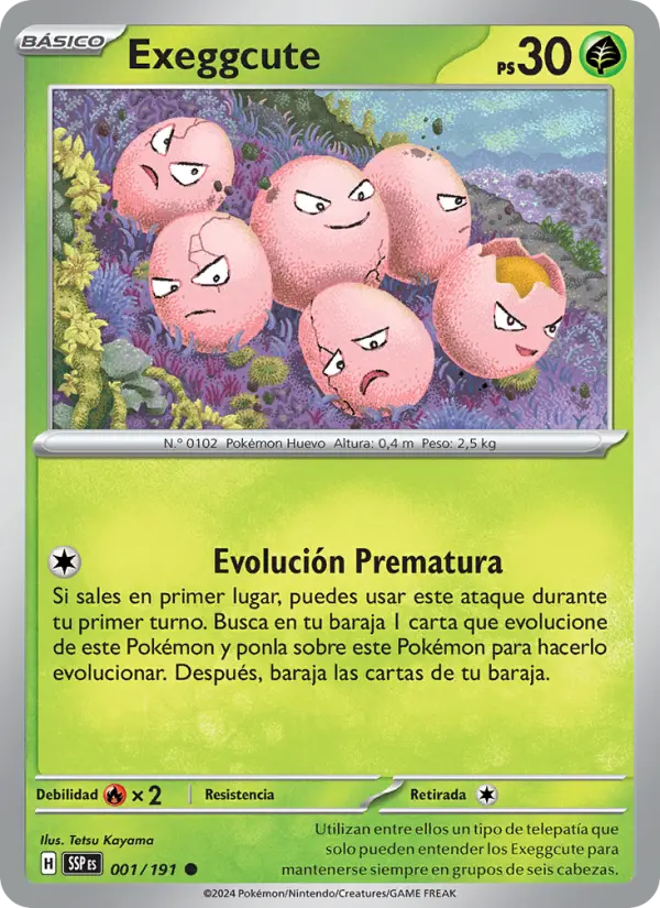 Exeggcute, Chispas Fulgurantes 001