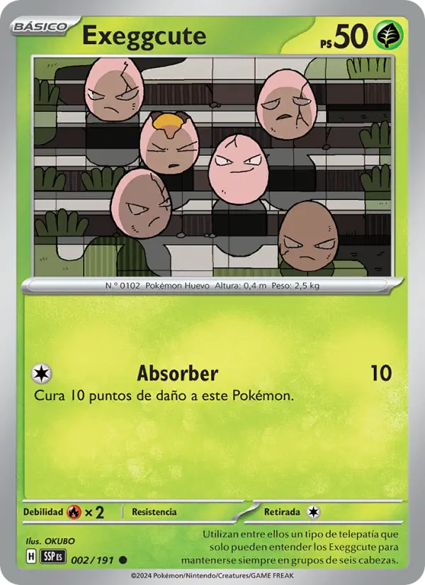 Exeggcute, Chispas Fulgurantes 002