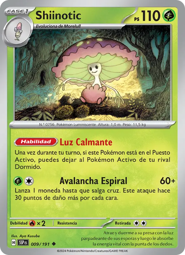 Shiinotic, Chispas Fulgurantes 009