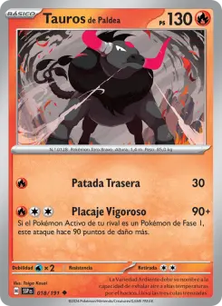 Tauros de Paldea, Chispas Fulgurantes 018