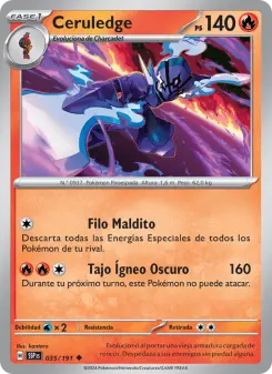 Ceruledge, Chispas Fulgurantes 035