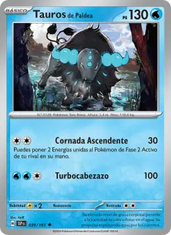 Tauros de Paldea, Chispas Fulgurantes 039