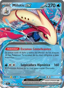 Milotic ex, Chispas Fulgurantes 042