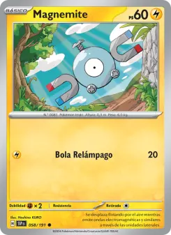 Magnemite, Chispas Fulgurantes 058