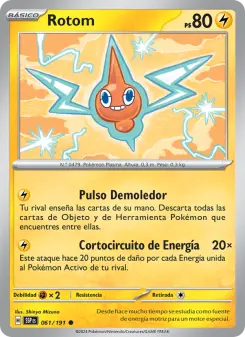 Rotom, Chispas Fulgurantes 061