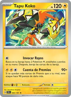 Tapu Koko, Chispas Fulgurantes 065