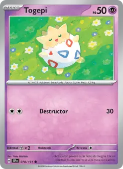Togepi, Chispas Fulgurantes 070