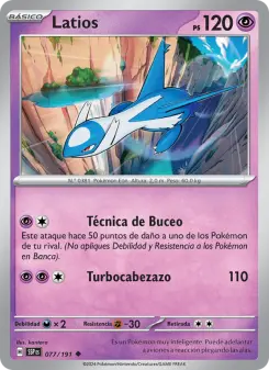 Latios, Chispas Fulgurantes 077