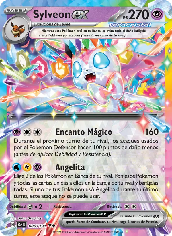 Sylveon ex, Chispas Fulgurantes 086