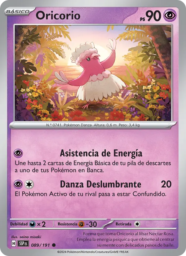 Oricorio, Chispas Fulgurantes 089
