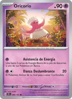 Oricorio, Chispas Fulgurantes 089