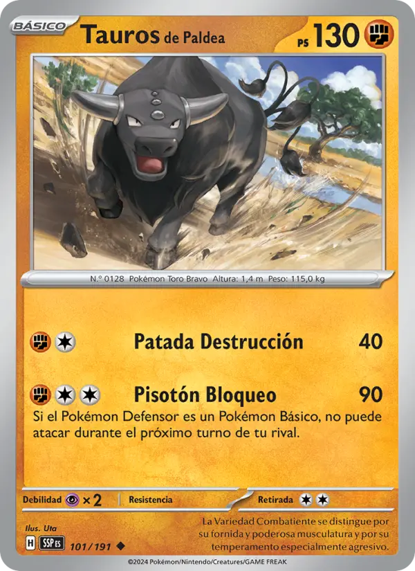 Tauros de Paldea, Chispas Fulgurantes 101