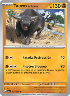 Tauros de Paldea, Chispas Fulgurantes 101