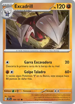 Excadrill, Chispas Fulgurantes 109