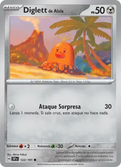 Diglett de Alola, Chispas Fulgurantes 122