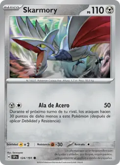 Skarmory, Chispas Fulgurantes 124