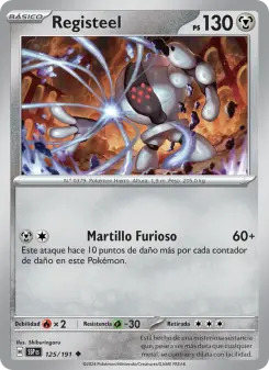 Registeel, Chispas Fulgurantes 125