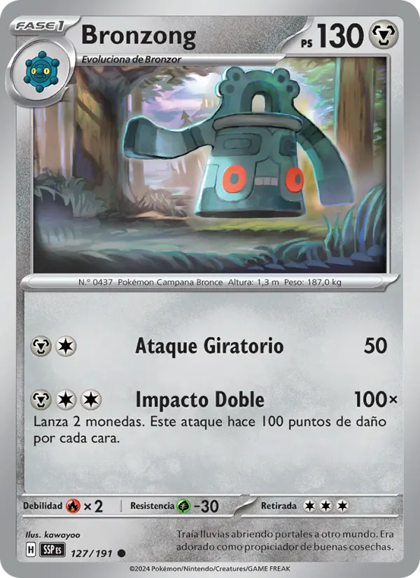 Bronzong, Chispas Fulgurantes 127