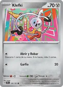 Klefki, Chispas Fulgurantes 128