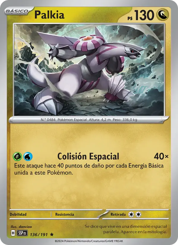 Palkia, Chispas Fulgurantes 136