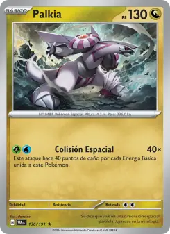 Palkia, Chispas Fulgurantes 136