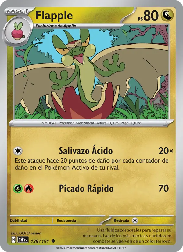 Flapple, Chispas Fulgurantes 139