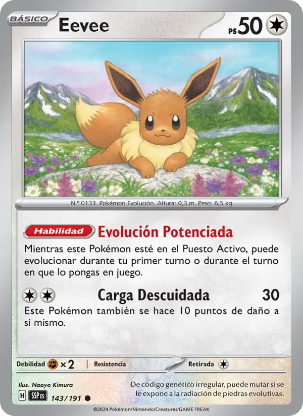 Eevee, Chispas Fulgurantes 143