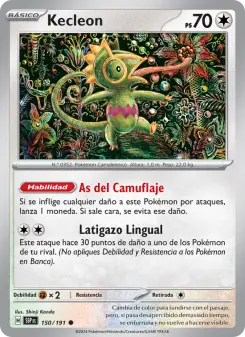 Kecleon, Chispas Fulgurantes 150