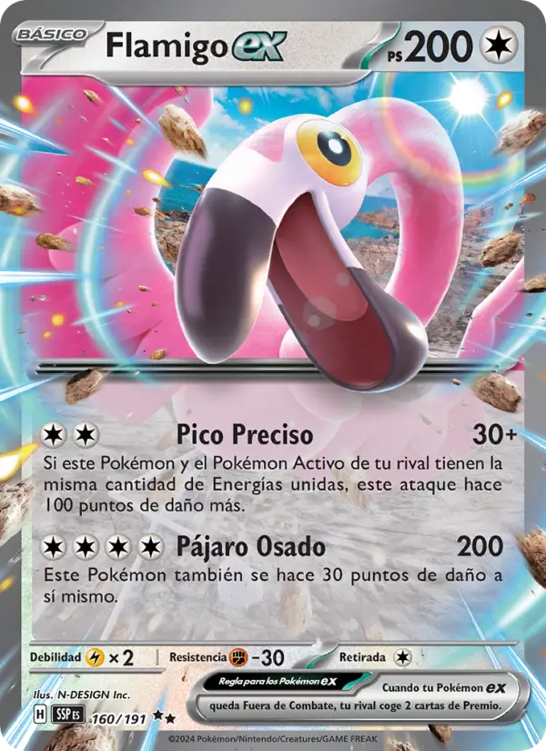 Flamigo ex, Chispas Fulgurantes 160