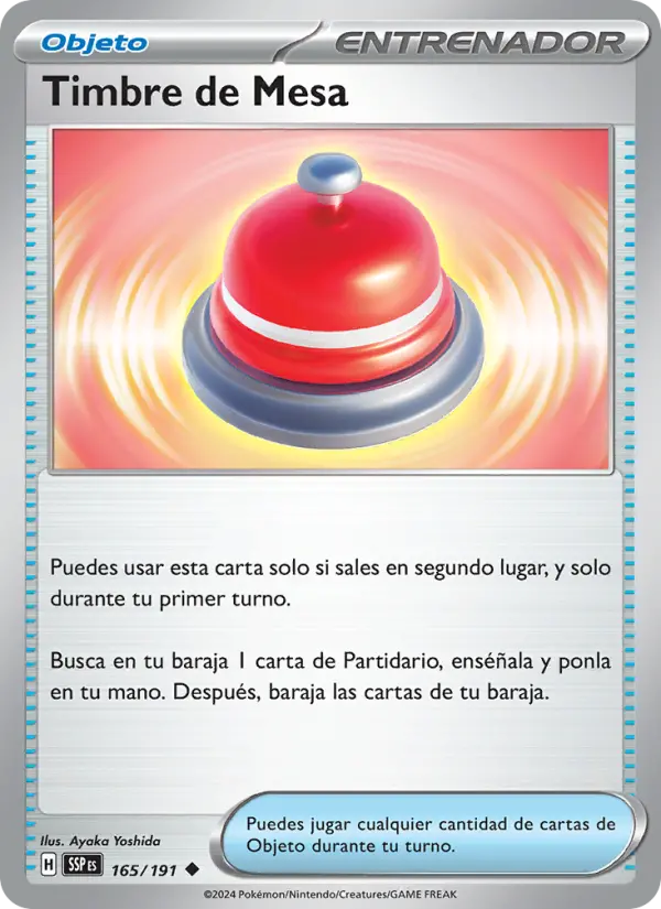 Timbre de Mesa, Chispas Fulgurantes 165