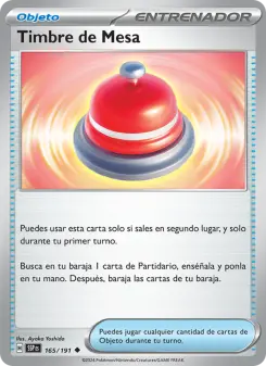 Timbre de Mesa, Chispas Fulgurantes 165