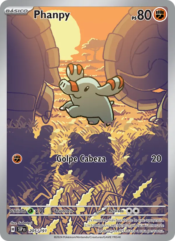 Phanpy, Chispas Fulgurantes 205