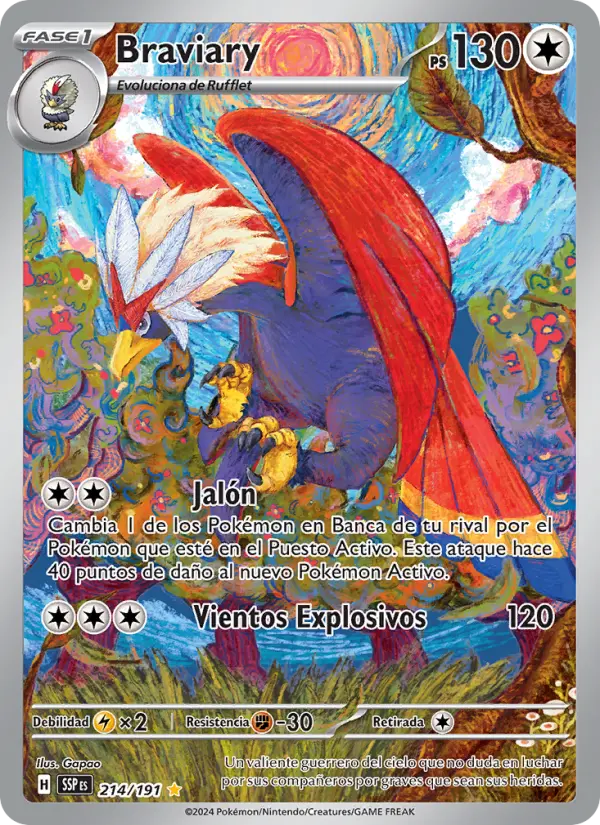 Braviary, Chispas Fulgurantes 214